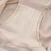 Roupa íntima feminina de modal sem costura com fundo de seda, cintura média, peça única, tamanho grande, shorts tipo triângulo torcido para mulheres com sobrepeso