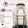 Bolso de momia de moda, gran capacidad, venta al por mayor, bolso para madre y bebé, mochila impermeable portátil multifuncional para pañales