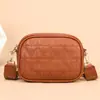 Bolso Cruzado de Piel de Vaca de Primera Capa Estilo Nuevo Westal para Mujer, Bolso de Hombro de Cuero Genuino Moderno y Versátil, Bolso Cuadrado Pequeño con Correa Ancha para Mujer