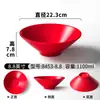 Vajilla de melamina tazón para ramen especial para tienda de fideos mala tang maocai fideos mixtos fideos en caldo luosifen tazón cónico tazón de sopa imitación porcelana