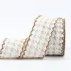 Borde de Botón/Borde Recto Doble Cara Brillo Mil Cuadrículas Pájaro Lazo Hecho a Mano Cinta Material DIY Accesorios para Ropa Empaque de Caja de Regalo