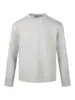 Sudadera de manga larga con estampado G de otoño e invierno, diseño ajustado y corte de hombro favorecedor, disponible en gris claro