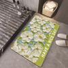 Alfombrilla de baño de diatomeas simple, absorbente, antideslizante, de secado rápido, resistente a las manchas, venta al por mayor