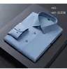 Nova Camisa Masculina de Verão Jiana Leve Luxuosa de Seda Modal de Alta Qualidade Manga Longa Xadrez Business Branca