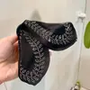 Design Moderno Folha Espiga de Trigo Presilha Tubarão Cetim Brilhante Diamante Presilha Elegante para a Parte de Trás da Cabeça para Cabelos Grossos Acessório de Cabelo