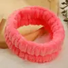 Faixa de Cabelo Simples Mais Vendida na Amazon Cross-Border para Mulheres, Acessórios DIY Autoadesivos, Prendedor de Cabelo de Pelúcia Produto Semi-Acabado
