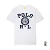 Camiseta de algodão estampada Ralph Lauren Polo transfronteiriça, envia em até 48 horas, 100% algodão, estilo unissex