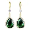 Pendientes de araña Exquisitos con Pedrería Estilo Europeo y Americano, Elegantes Pendientes Colgantes de Lágrima, Joyería de Moda Tendencia Regalo para Niñas