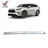 Adecuado para Toyota 21 Highlander Parachoques Delantero Modificado Tiras Decorativas Galvanizadas, Especial para Parachoques Delantero Tiras Decorativas Anti-Colisión de ABS