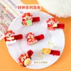 Novo Presilha de Cabelo Fofa de Resina do Deus da Riqueza, Estilo Chinês Personalizada Criativa para Franja Lateral, Mini Presilha de Cabelo Infantil Atacado