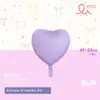 Mecrla Nuevo 18 pulgadas / 30 pulgadas Estrella de Cinco Puntas Flotante Corazón de Melocotón Mate Película de Aluminio Propuesta Globo de Cumpleaños