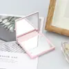 Espelho de Maquiagem Portátil Dobrável de LED para Meninas, Espelho de Maquiagem Portátil Mini de Alta Qualidade 2X para Retoques