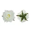 Rosa Vermelha Flor Artificial Cabeças de Flor Mini Cerimônia de Casamento Decoração de Casamento Decoração de Carro de Casamento Flor de Seda Artificial Lapela Fabricante Atacado