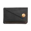 Cross-border novo feito à mão simples couro de vaca cartão caso criativo pequeno snaps moeda bolsa couro cavalo louco estilo japonês retro cartão saco
