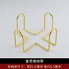 Porta-copos de Latão com Logo Luxo Leve Alto Padrão Doméstico Almofada de Chá Porta-chá Base Criativa de Placa de Cobre Acessórios para Conjunto de Chá Kung Fu