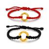 Vietnam Shajin Nuevo Brazalete Anillo Ping An Pareja Simple Moda Año de Vida Tejido Cuerda de Mano Brazalete Suministro