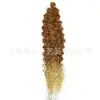 Perucas de Crochê Deep Wave para Tranças Sujas Transfronteiriças da África, Cabelo Trançado, Cachos Longos, Cachos Latino-Americanos, Extensões de Cabelo de Fibra Química
