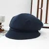 Sombrero de Pescador Estilo Coreano para Mujer en Otoño e Invierno, Cálido, Elegante, Moderno y Versátil, Boina Británica, Elegante y Pequeña Calabaza