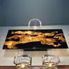 # Mesa de Rio em Resina Epóxi Madeira Maciça Placa Grande Mesa de Chá Mesa de Chá Oceânica Mesa de Jantar Mesa de Café Placa Inteira Mesa de Escritório Chá