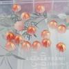 10*7mm imitación nacional checa glaseada dosel de loto imitación jade accesorios semilla de loto adorno antiguo horquilla hecho a mano material diy