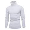 2026 Europeu e Americano Transfronteiriço Simples Outono e Inverno Novo Masculino Gola Alta Tricô Slim Fit Camisa Base Suéter Venda Direta da Fábrica