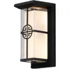 Lámpara de pared exterior nueva impermeable moderna china para exterior puerta balcón escaleras pasillo iluminación lámpara de jardín