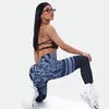 Pantalones de Yoga Sin Costuras con Estampado de Leopardo Transfronterizos para Mujer, de Cintura Alta, Levanta Glúteos, Control de Abdomen, Leggings de Fitness, Leggings de Yoga para Ropa Exterior
