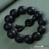 Pulsera de Madera de Águila con Artesanía de Patrón de Tornillo, Material Antiguo de Vietnam Nha Trang, Cuentas de Oración de Madera de Águila, Pulsera para Hombre, Pulsera de Oración de 108 Cuentas para Mujer