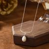 Colar de Prata Esterlina 925 Design de Nicho Feminino Pingente de Luxo Leve Acessórios Versáteis Colar Estilo Ins Simples Joias Atacado