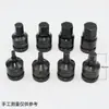 Llave de impacto eléctrica de 45 alta cabeza hexagonal 1/2 dado para destornillador neumático 12.5mm pistola de aire dado de cabeza hexagonal