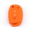 Adequado para cobertura de silicone de 3 botões dobráveis do I20 moderno Dispositivo antifurto para controle remoto de carro HYUNDAI langding Capa protetora