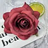 Cabeça de Flor de Rosa Pequeno Canto Flor de Rosa Decoração de Cerimônia de Casamento Cabeça de Flor Artificial Grande Evento Conjunto de Feriado Parede de Flores Cabeça de Flor