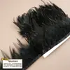 Borde de Plumas Blancas de Fábrica DIY Hecho a Mano Borde de Tela de Plumas de Avestruz Borde de Falda para Disfraz de Baile de Bodas Accesorios para Ropa