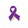 Broche Fita Azul Cuidado com os Seios Laço Rosa Distintivo Fita Preta de Luto Corsage
