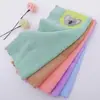 Toalla Cuadrada de Microfibra Coralina con Borde Gofrado para Venta al por Mayor, Trapo Absorbente, Toalla de Regalo, Varios Tamaños Disponibles para Usar