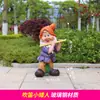 Escultura de Personagem de Desenho Animado Grande de Fibra de Vidro para Exterior Anão da Branca de Neve Artesanato Enfeites Decorativos para Jardim de Infância