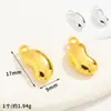 Colgante Geométrico de Aleación de Oro Estilo Chino Tradicional Chapado en Oro de 18 Quilates con Esmalte, Cuentas Espaciadoras de Plata, Cuentas Sueltas Accesorios para Joyería DIY