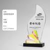 Personalização de Troféu de Cristal Criativo Relevo Colorido Produção de Alto Padrão Prêmios para Funcionários Destaques Troféu de Reunião Anual Competição Personalização