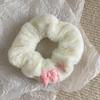 Ligas de Lana para Otoño e Invierno, Dulces Cuerdas para el Cabello, Pequeños Regalos, Ligas de Felpa, Accesorios para Cabello Grueso, Lazos de Encaje, Ligas de Goma para Mujer