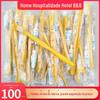 Hotel Hotel escova de dentes descartável para os hóspedes viagem escova de dentes com pasta de dentes terno B & B produtos de higiene pessoal portáteis por atacado