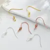Ganchos de brinco de mola grandes e pequenos, estilos de pendurar verticais e planos, material de aço inoxidável, ganchos para pingentes de brinco DIY, acessórios versáteis