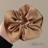 Otoño Invierno Estilo Coreano Cuadros Lazo para el Pelo de Intestino Grande Mujer 2026 Nuevo Gama Alta Súper Grande Cuerda para Moño Flor en la Cabeza Accesorios para el Cabello