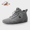 Zapatos de Hombre Gongyang Originales Modelo Nuevo 2026 Piel Genuina Transpirables Casuales para Hombre Suela Suave Antideslizante Zapatos Deportivos Botas Martin