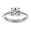 Anillo de diamantes sencillo Tonglin de moda popular en Amazon para mujer, de plata de ley s925 con incrustaciones de circonita, regalo de San Valentín