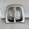 Barraca de Banho para Exterior, Não Precisa Montar, Barraca de Banho Dupla, Separação Seco e Molhado, Barraca de Banho Portátil, Barraca de Banheiro Móvel para Exterior