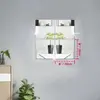 Espejo Acrílico al por Mayor Pegatina de Pared para Dormitorio Baño Espejo Suave Autoadhesivo Espejo de Tocador Espejo de Decoración para el Hogar