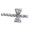 Corea del Sur Pinza de Pato de una Palabra con Lazo de Perla Diamantada Texturizada Accesorios para el Cabello