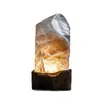 Lámpara de jardín exterior con forma de piedra de resina de fibra de vidrio, iluminación impermeable para césped de jardín estilo Zen, luz decorativa para exteriores