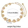 Cadena de Cintura Retro Bohemia Transfronteriza, Cadena para el Vientre, Cinturón Metálico para Mujer con Falda, Accesorio de Cintura de Alta Gama