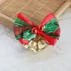 Mini Cascabeles Navideños Lazos Decoración para Envoltura de Regalos Navideños Accesorios para Colgantes Hechos a Mano DIY Materiales
